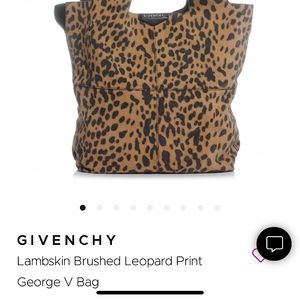 Givenchy lambskin leopard bag